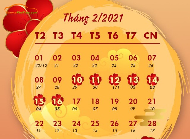 Thủ tướng duyệt lịch nghỉ tết nguyên đán năm 2021 7 ngày liên tiếp