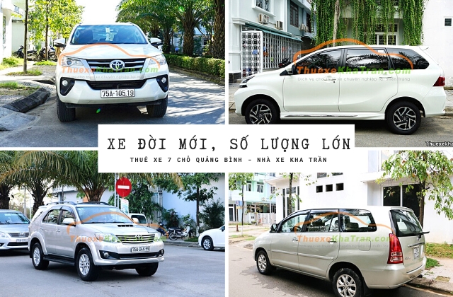thuê xe 7 chỗ quảng bình
