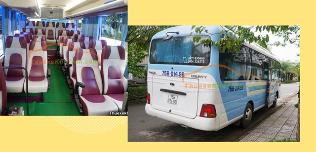 thuê xe Đông Hà Quảng Trị Thaco County