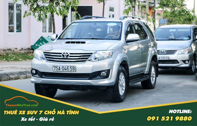 Dịch vụ thuê xe SUV 7 chỗ giá rẻ tại Hà Tĩnh